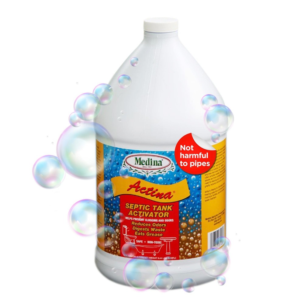 Medina Actina Septic Tank Treatment Natural Biological Enzyme Liquid For Waste