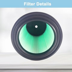 2 Pack VF6000 Filter for Ridgid 5-20 Gallon Wet 2Pack, 2