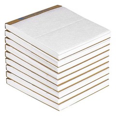Pig Mat4125 Sorbent Pad, 13 7/8 Gal, 14 In X 15 In, Fuel, Oils, White,