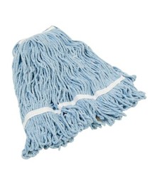 Quickie Bulldozer Blue Blended Cotton #18 Wet Mop Refills