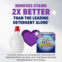 OxiClean Max Efficiency Odor Blasters Laundry Stain Remover Powder, 11 Pounds