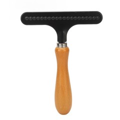 Premium Wooden Handle Pet Grooming Rake For Cats And Dogs Premium