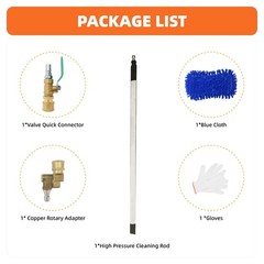 AJOFIEK Radiator Cleaning Wand New Upgraded 24” 24 Inch, Stainless Steel