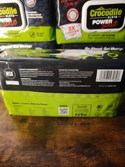 Crocodile Cloth PowerSCRUB Cleaning Wipes – 480 Count (6 Packs of 80 Count)