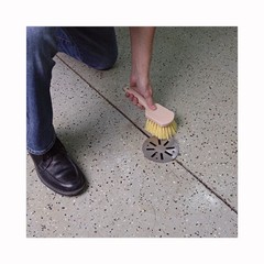 Boardwalk 4308 5.5 in. Brush 3 in. Tan Handle Cream Bristles Utility Brush New