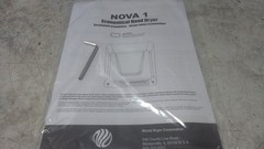 Nova 083000000 110-240VAC 88 CFM 30 Sec Dry Time Wall Mount Automatic Hand Dryer