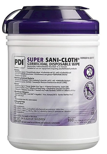 PDI Sani-Cloth Disinfecting Wipes 3840 Wipes 24 Cans Q55172CT
