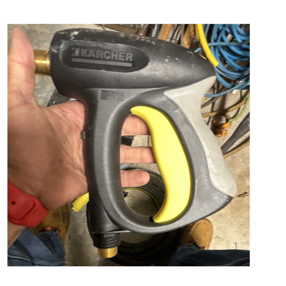 Kärcher Pressure Washer Trigger Spray Gun Handle, Black/Gray/Yellow