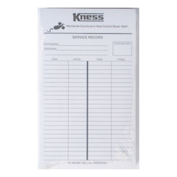 Kness Ketch – All Service Labels (Pack of 100) For Keeping Records on Each Trap