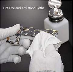9×9″ Laser Sealed 150 Pcs Polyester Cleanroom Wipes – Lint-Free Soft Touch