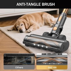 NuYupo Cordless Vacuum Cleaner, 10-in-1 Lightweight Stick with Gold