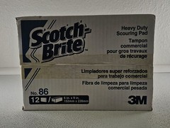 3M 12 – SCOTCH-BRITE NO. 86 HEAVY DUTY SCOURING PAD 6″ X 9″