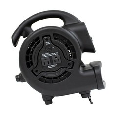 P-80A 600 CFM Multi-Purpose Mini Air Mover, Utility Fan, Dryer, Blower – Black
