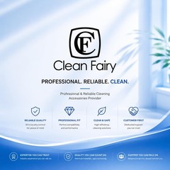 CF Clean Fairy 5pc Microfilter Compatible With Windsor Sensor S12 S15 white