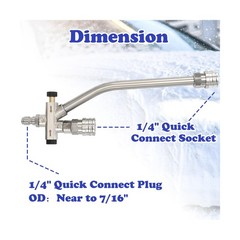 Tool Daily Short Pressure Washer Gun with Foam Cannon, Dual Con… USA Fast Ship