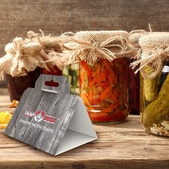 8 Pack Pantry Moth Traps- Safe and Effective for Food 8 Pack, Gray