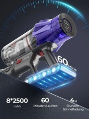 Laresar V7 (Ultra 7) Cordless Vacuum Cleaner 500W, 50,000Pa, 1.5L