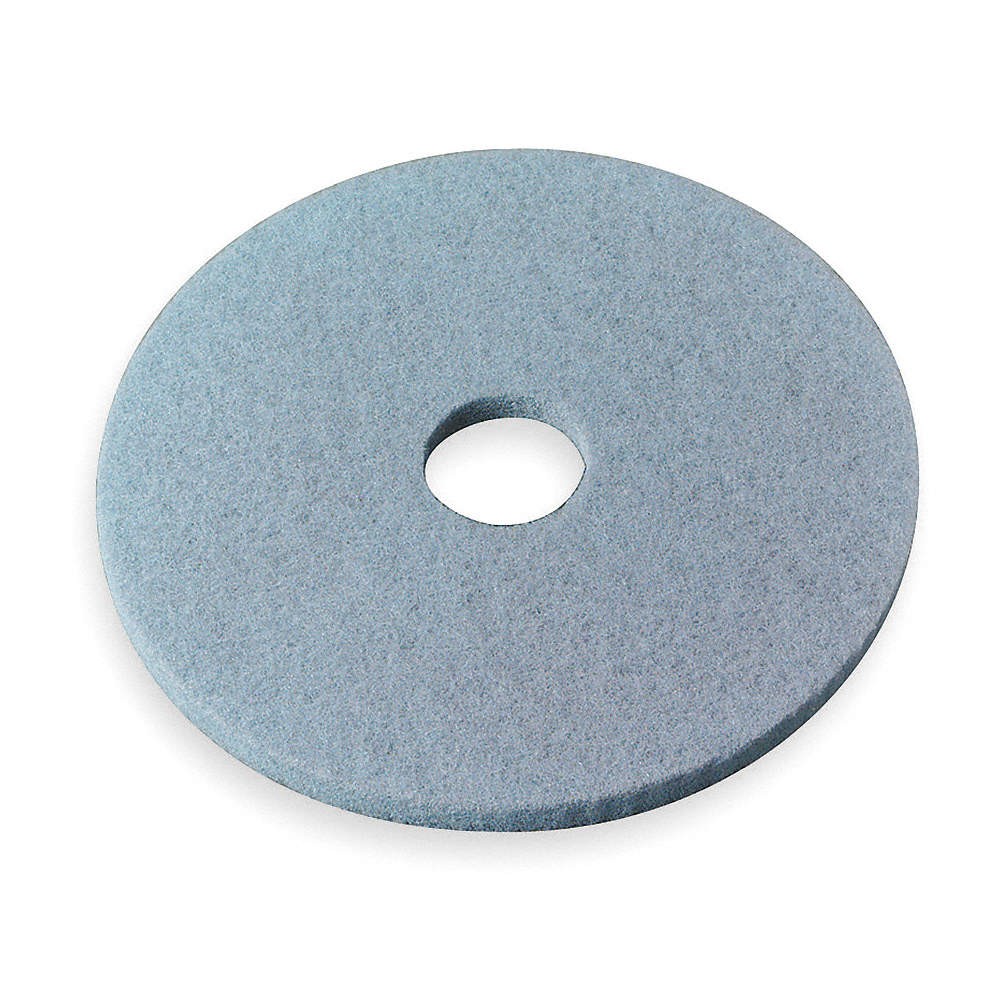 ABILITY ONE 7910-01-513-2224 Burnishing Pad,19 in Dia,Aqua,PK5 3NE19