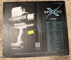 emist EPIX360 Handheld Electrostatic Disinfectant Sprayer 1.74 gal Black