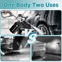 PWACCS Pressure Washer Foam Gun with Dual Connector Accessory, 1.5 L, black