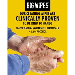 Big Wipes Heavy Duty Pro+ Scrub and Clean Wipes Singles – Bag of 25