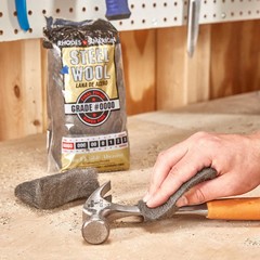 Steel Wool 0000 12 pad Fine Grade Rhodes, American Final Finish Super Fine