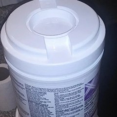 ECOLAB DISINFECTANT 1 WIPES 85 COUNT ORIG $150. ONLY $25. EXTRA FREE BARREL