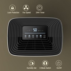 4500 Sq. Ft Dehumidifier with Drain Hose – Ideal for Bedrooms, Basements, Bat…