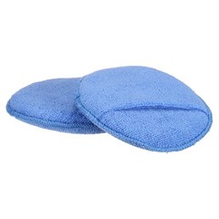 2pcs Microfiber Car Wash Sponge 6″x6″ Non-Scratch Foam Applicator Pads Blue
