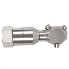 1/2″ Rotating Jetter Head Nozzle Pressure Washer Drain Sewer Hose Cleaner 3 Jet