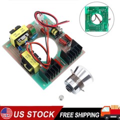 60W 110V AC 40KHz Ultrasonic Cleaning Transducer Cleaner & Driver Board US