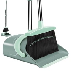 Ivandar Broom And Set For Home Dust Pan Long Handle Broom Combo Set For Home