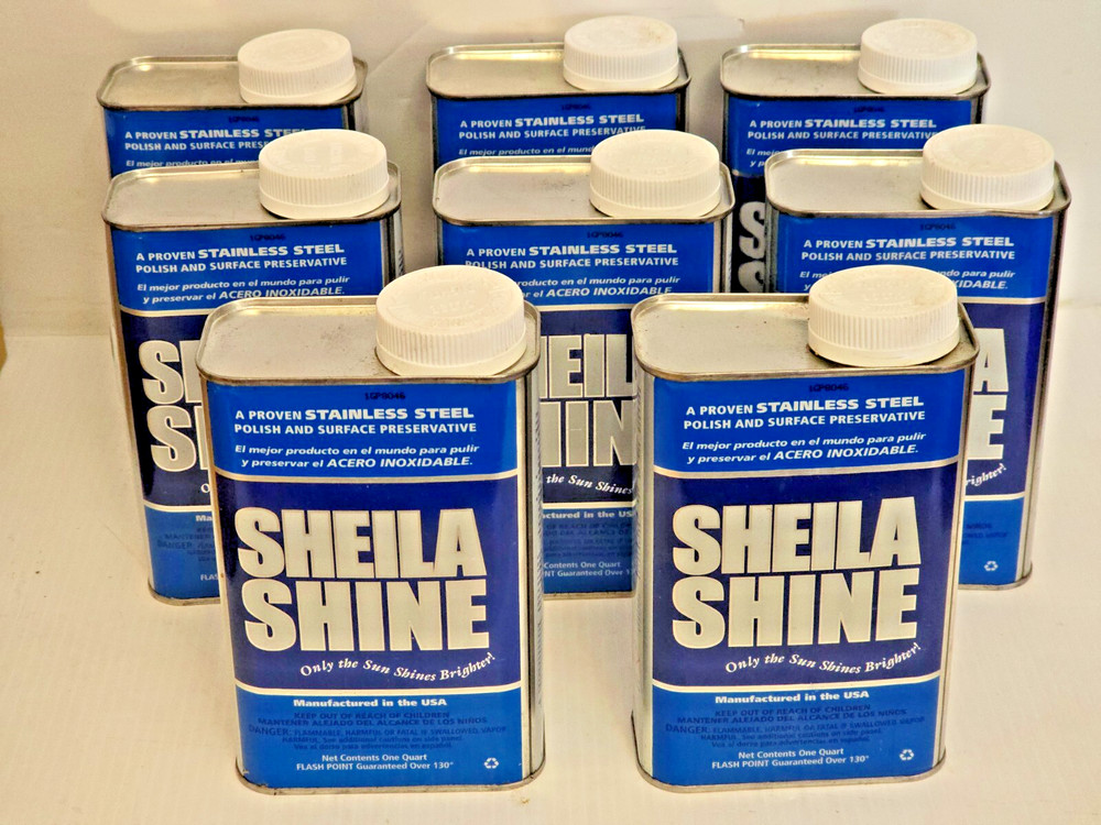 Sheila Shine SSCA32 Citrus Liquid Stainless Steel Cleaner & Polish 32 oz (Qty:8)