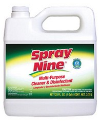 SPRAY NINE 26801 Cleaner and Degreaser, 1 gal, Liquid, Citrus, Clear