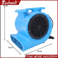Findmall Air Mover Carpet 1 HP 4000 CFM Dryer Floor Fan Cooling Fan 3-Speed