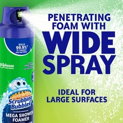Scrubbing Bubbles Mega Bathroom and Shower Foamer 20 Ounce (Pack of 2), White