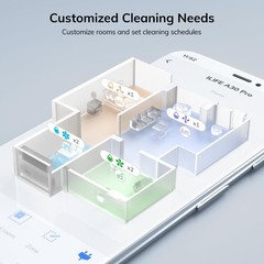 Ilife A30 Pro Robot Vacuum And Mop Self Emptying Station For 60 Days 5000Pa