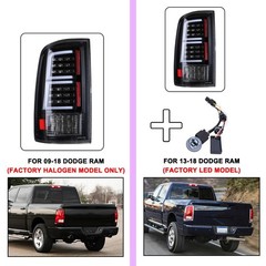 LED Tail Lights Converter Wire Kit [Fit Factory LED Model] 2009-2018 Dodge