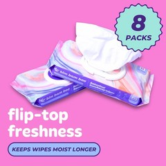 Bim Bam Boo | Flushable Wet Wipes | 100% Plant Based | 336 Count (Pack of 1)