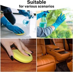 24pcs Car Waxing Polish Foam Sponge Wax Applicator Cleaning Tool Detailing Pads