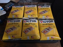 NEW – (12) VICTOR ORIGINAL Mouse Traps Rodent Control model # m150