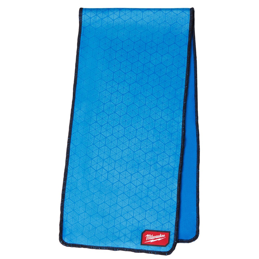 Milwaukee 48-73-4541B Cooling Microfiber Towel Bulk Pack (10) Blue UPF 50+