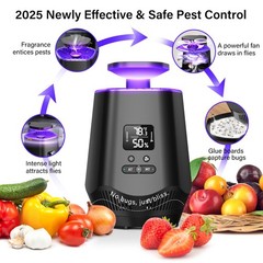 Fooxem Fruit Fly Traps For Indoors Smart Fly Trap Indoor Bug Zapper Gnat Traps