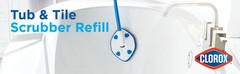 Extendable Tub & Tile Scrubber Refill, Diond-Shaped Head