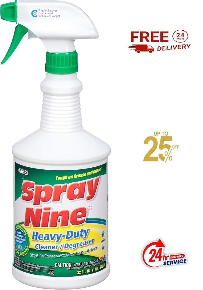 Spray Nine Multi-Purpose Cleaner & Disinfectant 32oz Bottle 26832