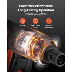 Cordless Pressure Washer 1200PSI Portable with Brushless Motor Dual Batteries 6