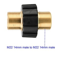 Pressure Washer Adapter Set, M22 to 3/8 Inch Adaptador para hidrolavadora
