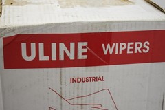 Uline Industrial Wipers Roll S-21157 12 x 13 White 750 Sheets Shop Towels Refill