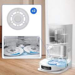 Mop Pad Plate Accessories for Dreame L10S Ultra / L10s L10 – 2 Pack
