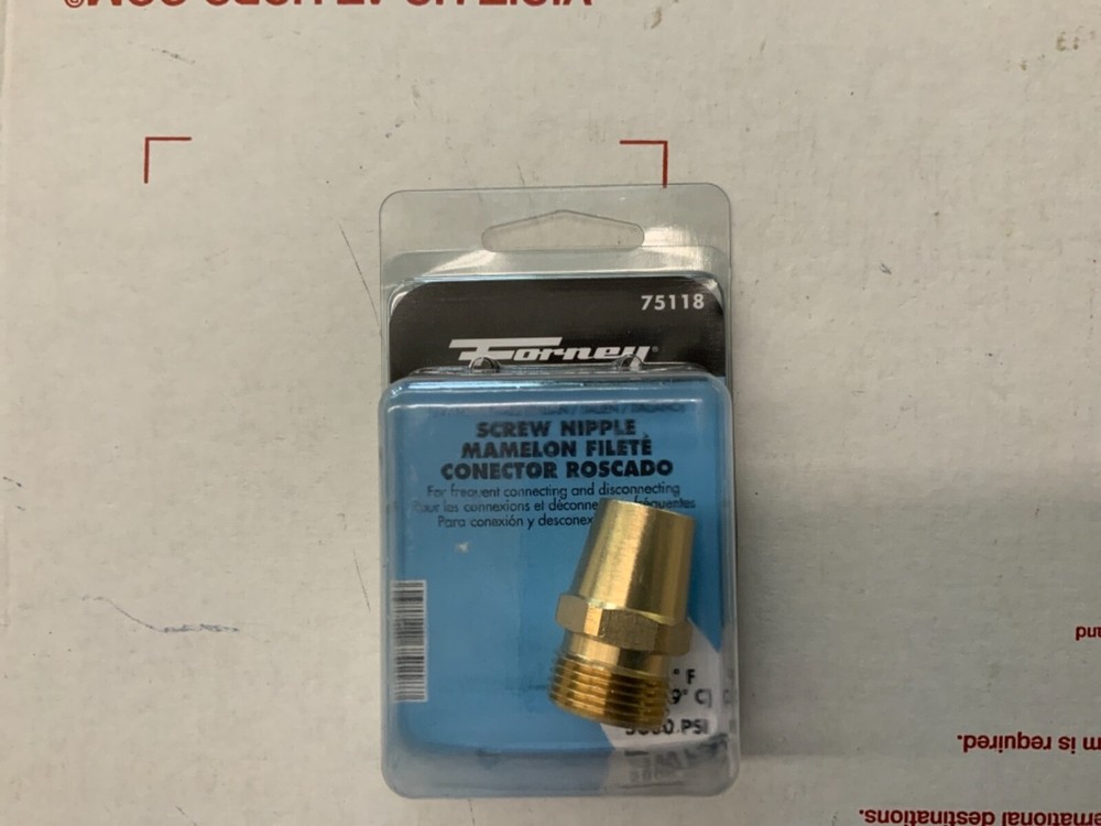 FORNEY 75118 SCREW NIPPLE 1/4″MNPT X M22